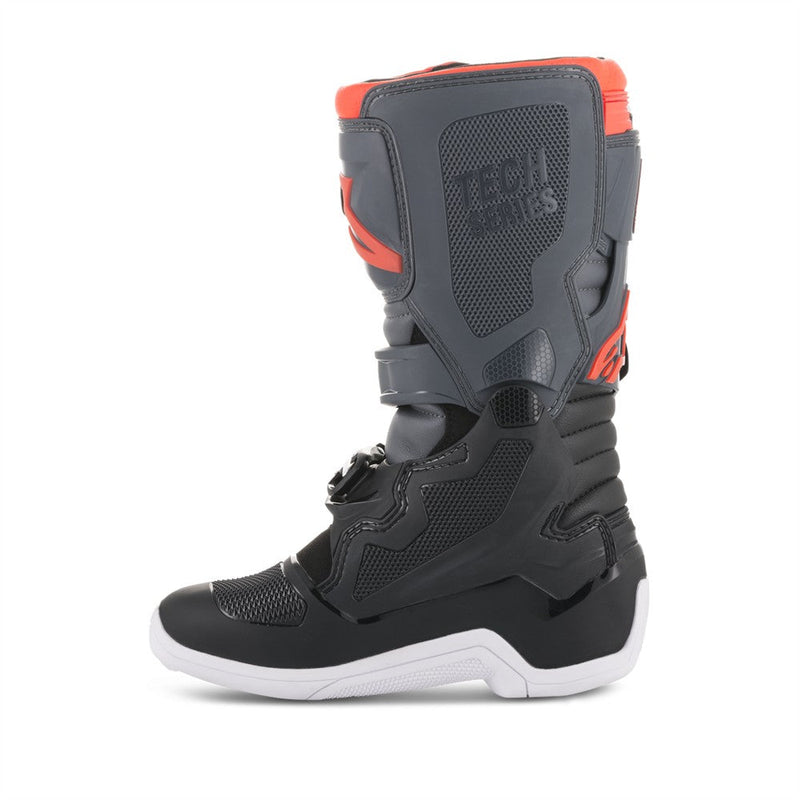 Load image into Gallery viewer, Alpinestars Tech-7S MX Boots Black/Dark Gray/Red Fluoro
