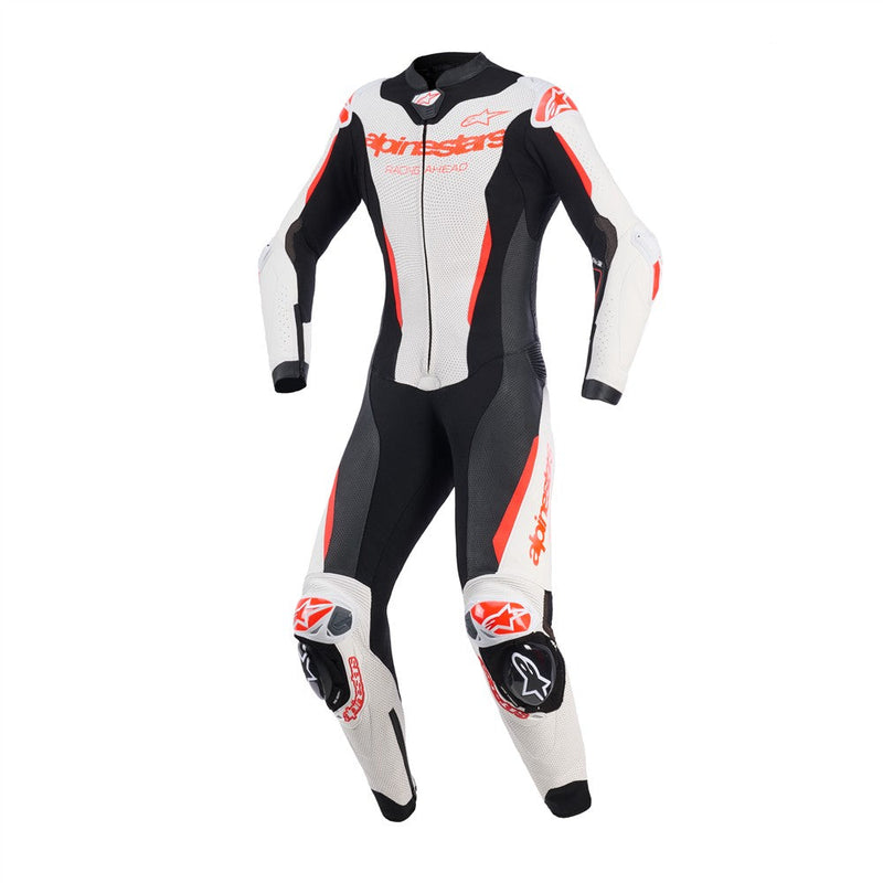 Load image into Gallery viewer, Alpinestars Stella GP-R7 1Pc Leather Suit White/Black/Red Fluoro
