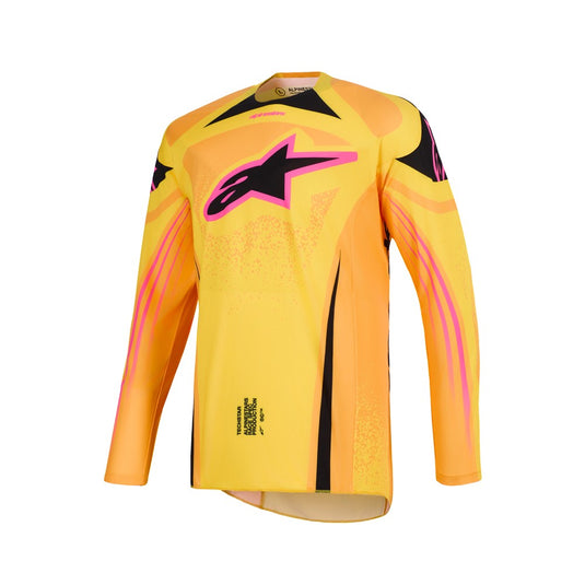 Alpinestars Techstar Nomur Jersey Orange/Yellow/Pink