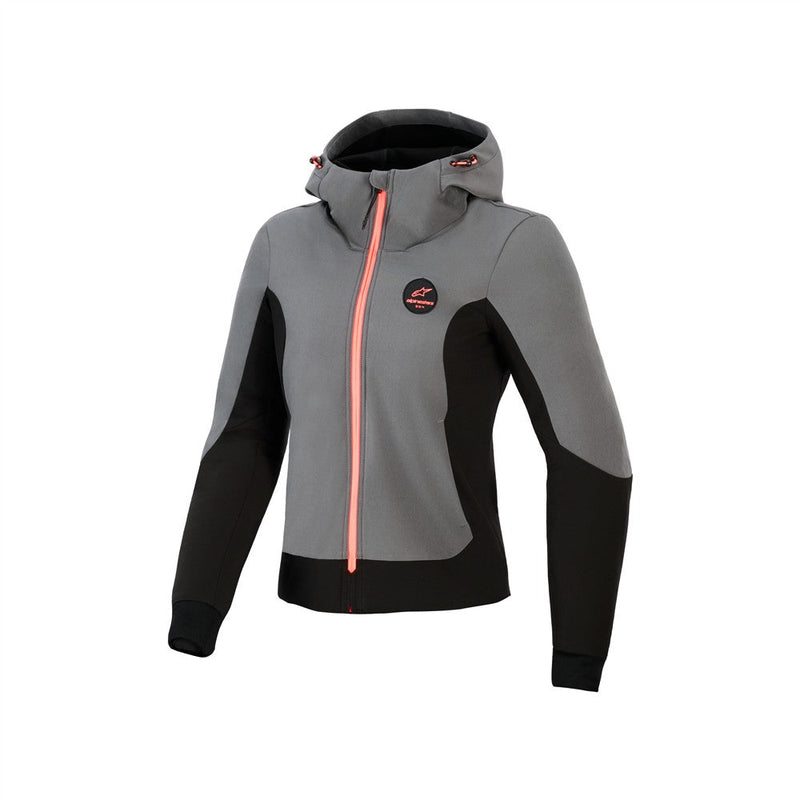 Load image into Gallery viewer, Alpinestars Stella Radium Tech Hoodie Deep Gray/Black
