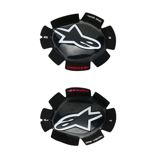 Alpinestars GP Tech Knee Sliders Red/White - One Size