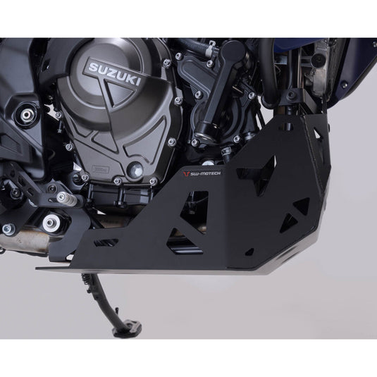 BASH PLATE SW MOTECH BLACK SUZUKI V STROM 800 22-ON