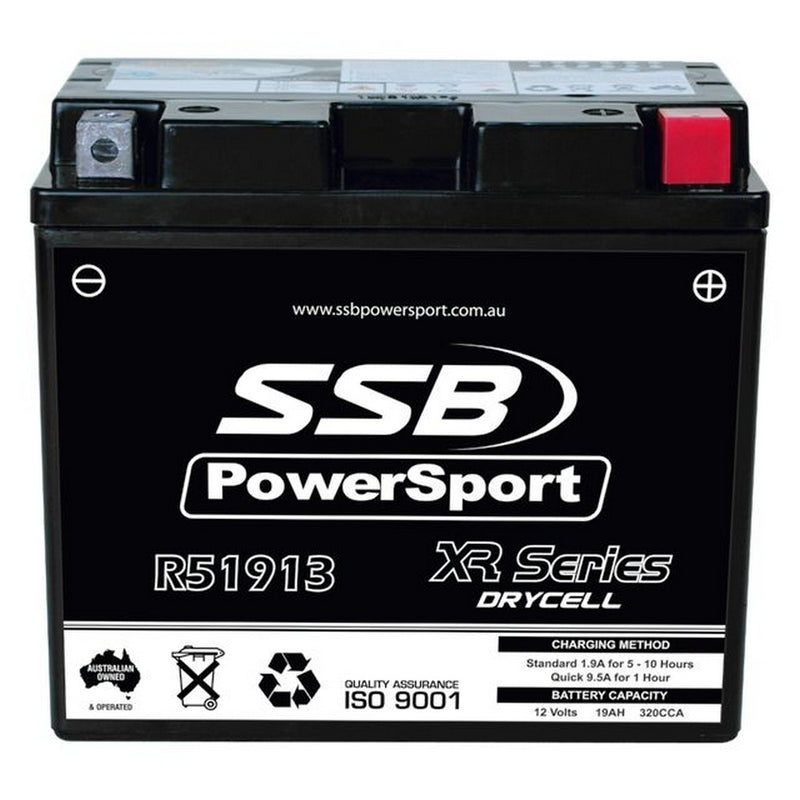 Load image into Gallery viewer, MOTORCYCLE AND POWERSPORTS BATTERY (Y51913) AGM 12V 19AH 320CCA BY SSB HIGH PERFORMANCE
