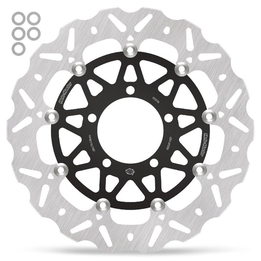 BRAKE DISC FRONT MOTO MASTER NITRO 310MM FLOATING ABS SHIMS TRIUMPH FRONT LEFT