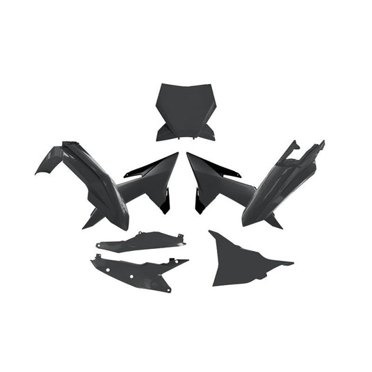 PLASTICS KIT RTECH 6 PIECE BLACK KTM SX SXF