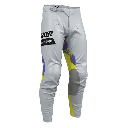 THOR MX PANT LAUNCHMODE FUTURA GRAY/ACID