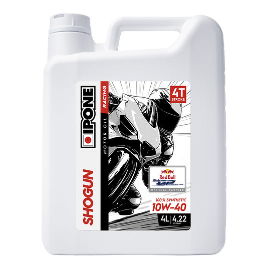 IPONE Shogun -  100% Synthetic 4T Oil - 10W-40 4L