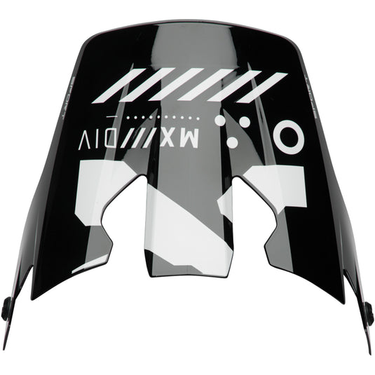 HELMET VISOR KIT S26 THOR MX REFLEX SPORT COMPOSITE STRIKE BLACK/RED