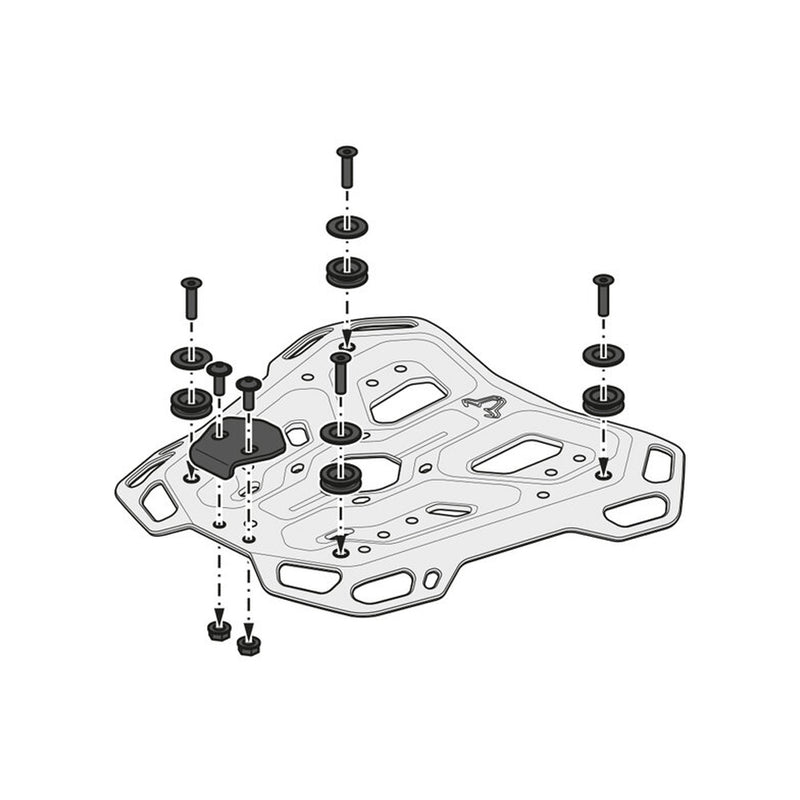 Load image into Gallery viewer, REAR CARRIER SW MOTECH ADVENTURE RACK KTM SUPER ADVENTURE
