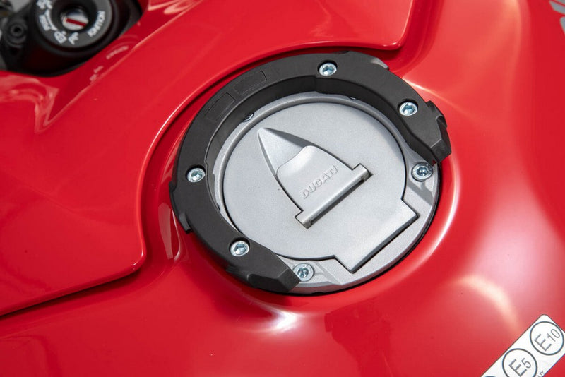 Load image into Gallery viewer, TANK RING SW MOTECH FOR EVO TANK BAGS QUICK LOCK APRILIA DUCATI MOTO-GUZZI MV

