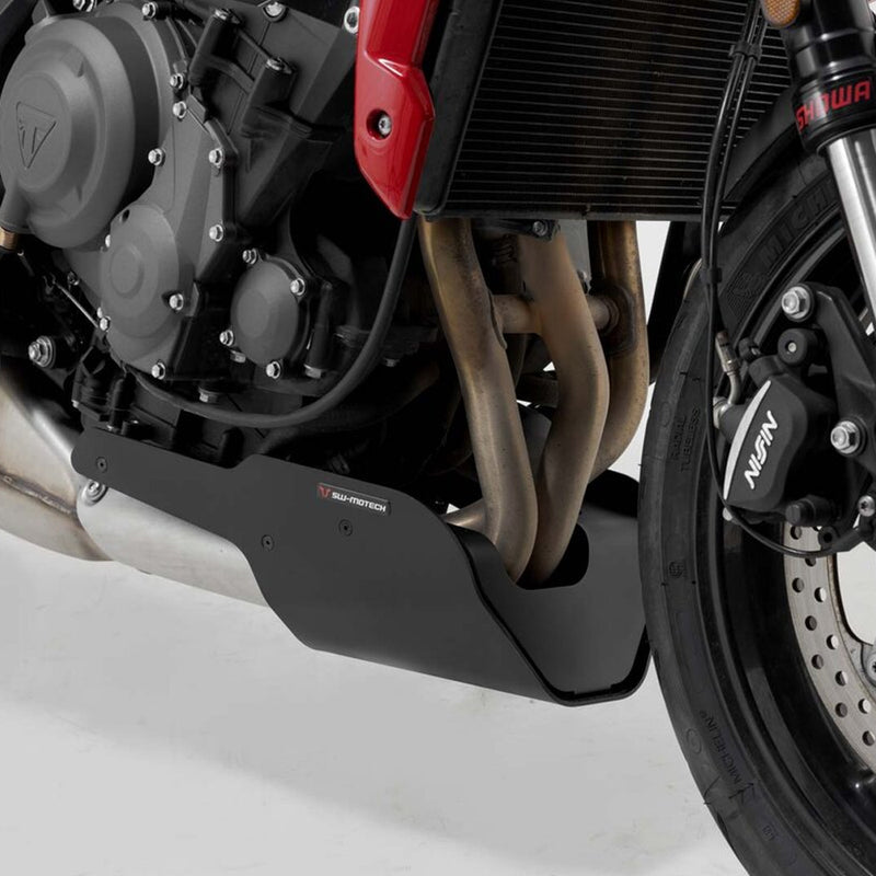 Load image into Gallery viewer, BASH PLATE SW MOTECH BLACK TRIUMPH TRIDENT 660 TIGER 660
