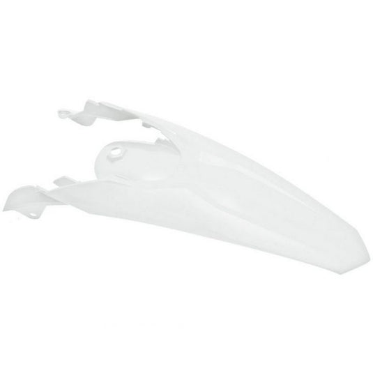 REAR FENDER RTECH WHITE KTM SX SX-F XC XC-F
