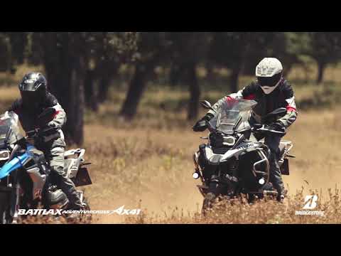 Load and play video in Gallery viewer, Bridgestone AX41 90/90-21 Front Tubeless Adventurecross Tyre
