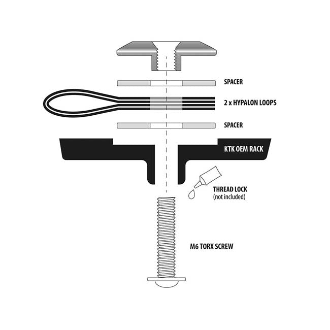 Load image into Gallery viewer, OS-RACK LOOPS - KTM FIT (3)
