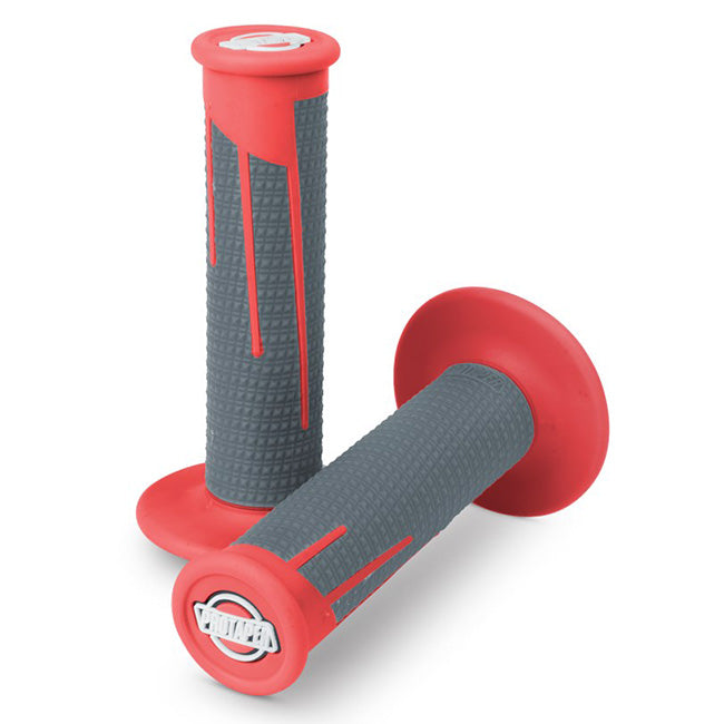 Load image into Gallery viewer, Clamp On Grip - Full Diamond Red Dark Grey
