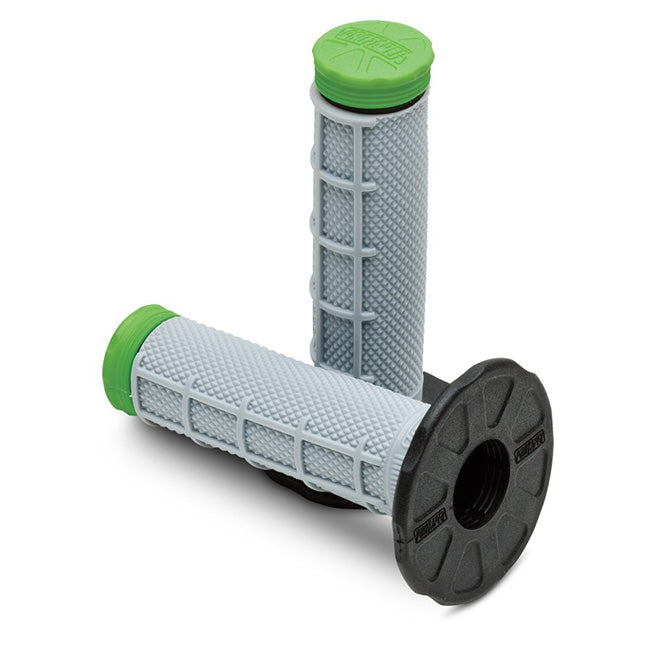Load image into Gallery viewer, MX Tri Density Grips - Half Waffle - Green
