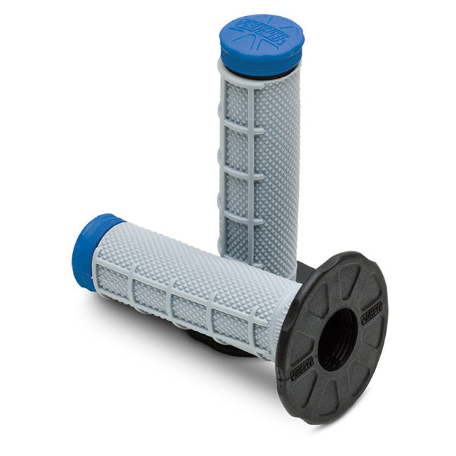 Load image into Gallery viewer, MX Tri Density Grips - Half Waffle - Blue
