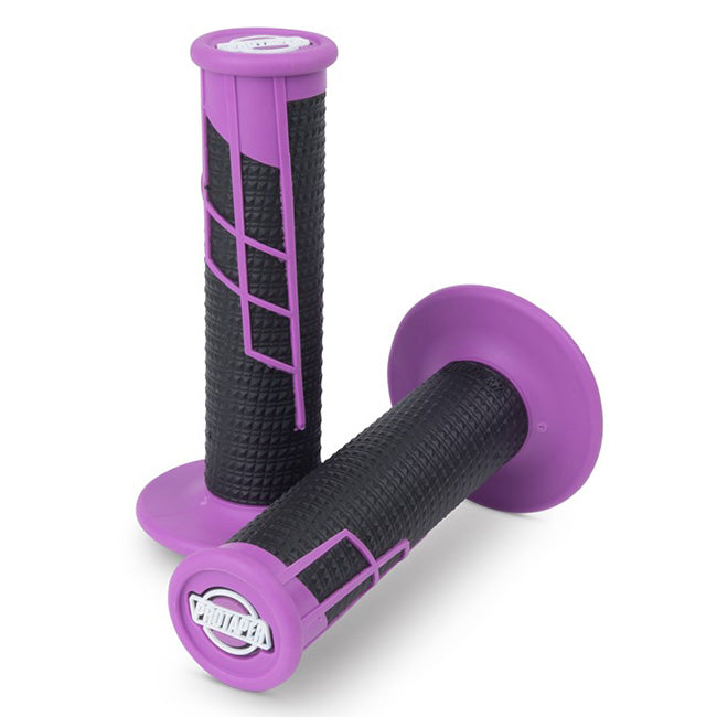 Load image into Gallery viewer, Clamp On Grip - 1/2 Waffle - Neon Purple Black
