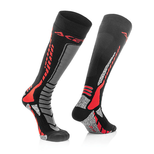 Acerbis MX Pro Socks Black Red
