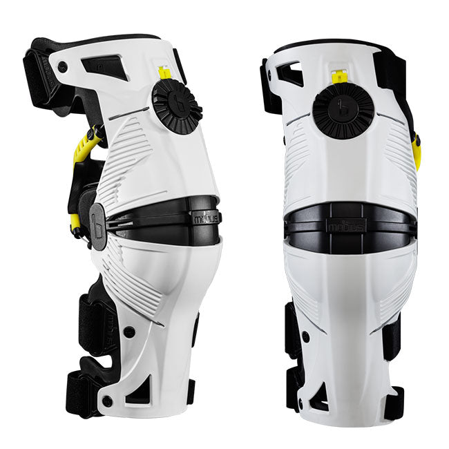 Load image into Gallery viewer, MOBIUS-X8 Knee Brace White/Yellow
